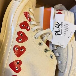 Comme Des Garçons Play X Chuck 70 Hi Top ‘Multi Heart’ Converse